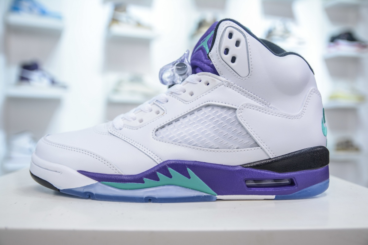 wsxc1772468964534_0 Air Jordan 5 White Purple - 图片 1