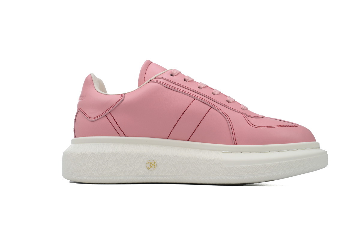 新款粉色 麦昆头层皮女神专属夏季小白鞋 2024ss 新款 Alexander McQueen Sneaker Pink 03.JPG Alexander McQueen Sneaker Pink - 图片 1